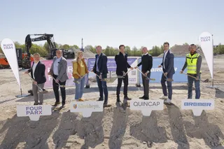 Spatenstich: Beginn der Bauarbeiten für den Gewerbepark München-Kirchheim
