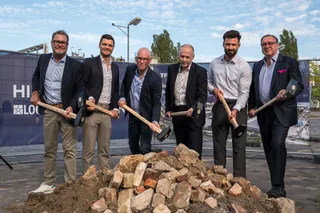 Abrissarbeiten für neuen Logistikpark gestartet