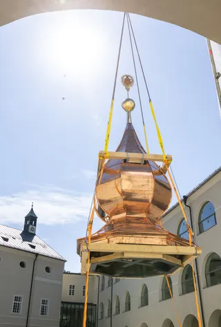Ein Zwiebeltürmchen für Salzburgs Altstadt