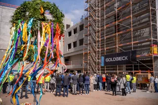 Richtfest für den Schulneubau der IGS „Willy Brandt“