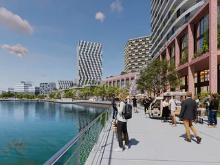 Preview: So wird die zukünftige Waterfront in der Seestadt