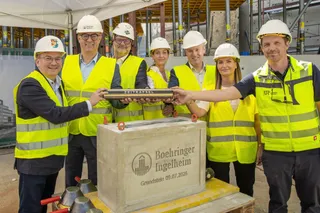 Boehringer Ingelheim legt Grundstein für neues Bürogebäude