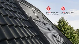 Zwei Red Dot Awards für neuen VELUX Rollladen