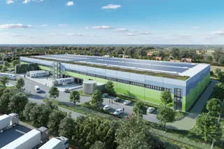Dachleiche für Logistikimmobilie in der Nähe von Würzburg