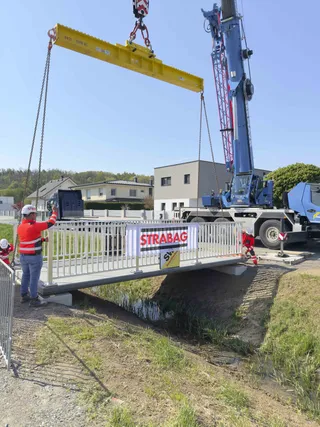 SW Umwelttechnik eröffnet die erste UHPC Radwegbrücke im Burgenland