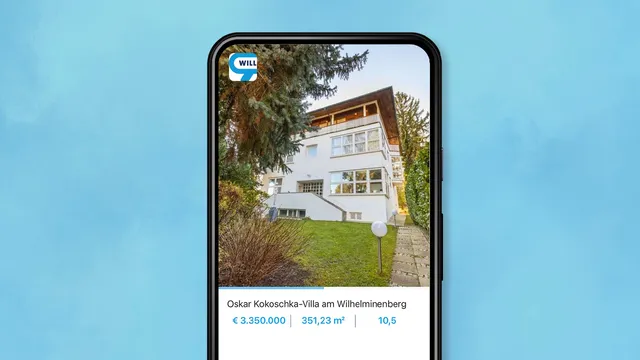Villa Kokoschka steht auf willhaben zum Verkauf