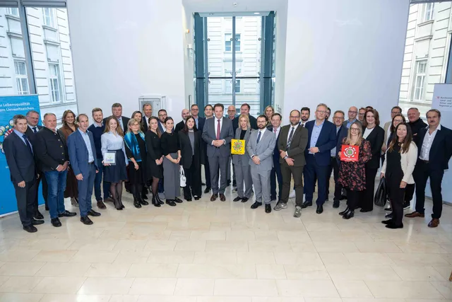 Österreichisches Umweltzeichen an 25 Unternehmen verliehen