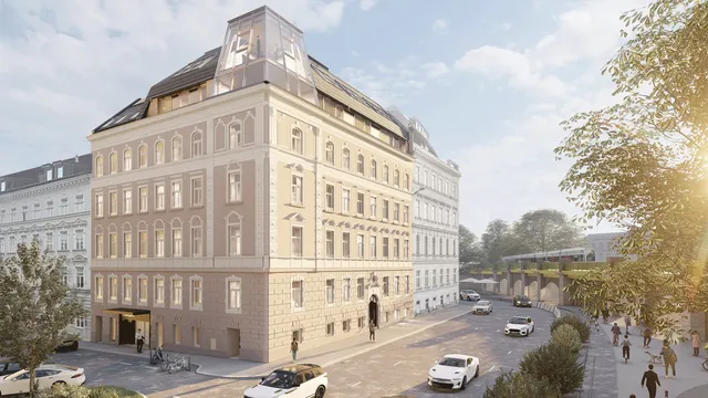 Gleichenfeier für neuen Bürostandort in revitalisiertem Gründerzeithaus