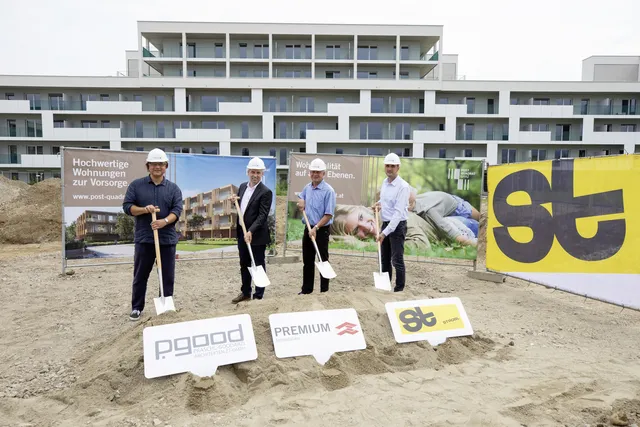 Spatenstich bei „POST QUADRAT" in Graz