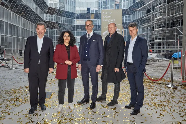 6B47 feiert Baustart Althan-Quartiers