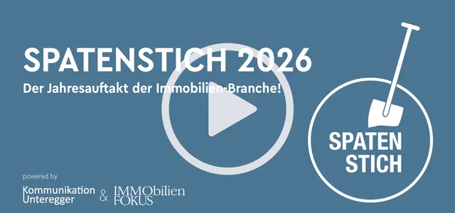 Kein Helm, keine Baugrube, dafür ein Glas in der Hand