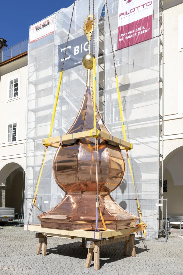Ein Zwiebeltürmchen für Salzburgs Altstadt