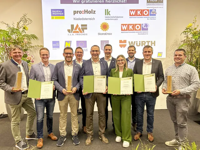 NÖ Holzbaupreis 2025: Mehrere Auszeichnungen für die Graf-Holztechnik