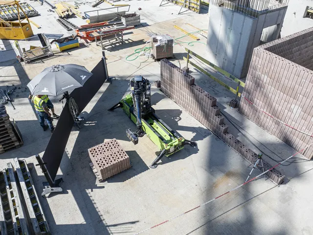 Die PORR bringt Mauerroboter auf die Baustelle