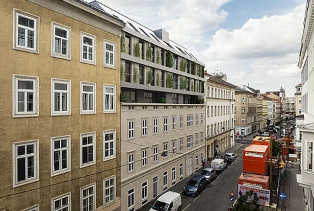 Hanel-Torsch: Dachgleiche für Gemeindebau NEU in der Spengergasse