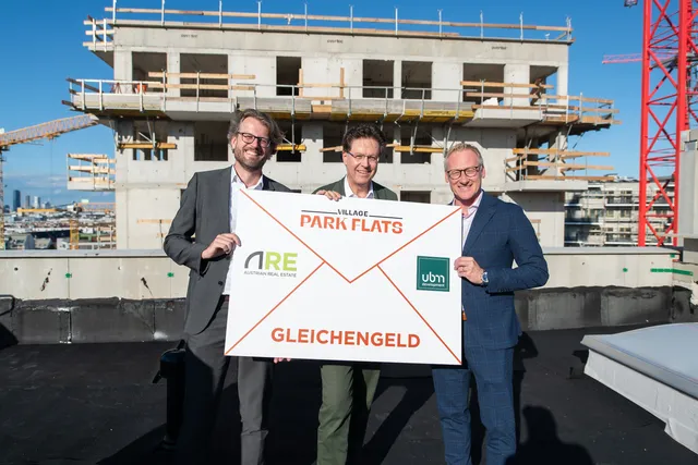 „PARK FLATS“ im VILLAGE IM DRITTEN erreichen Dachgleiche