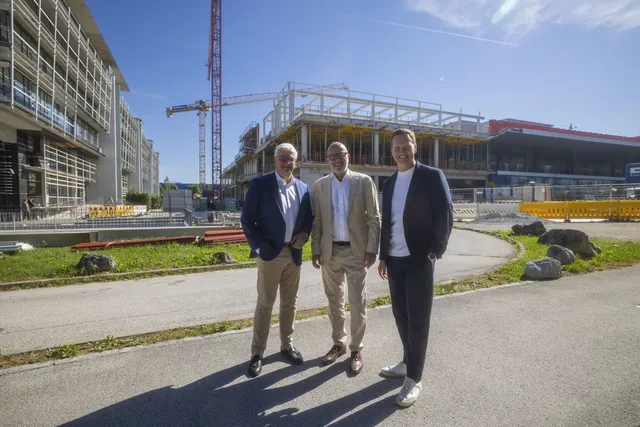 EUROPARK-Erweiterung: Rohbau bald fertig