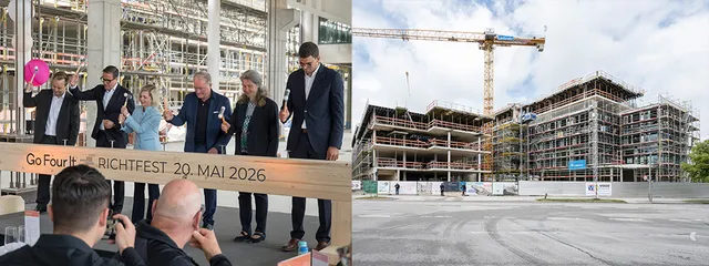 Richtfest im Business-Quartier Go Four It in München