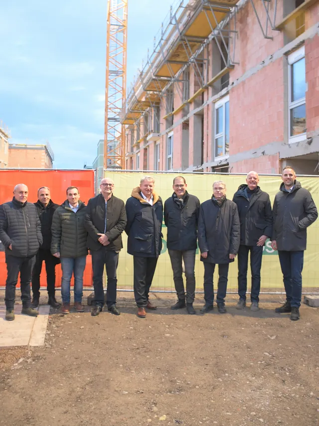 ÖSW-Gleichenfeier in Wien-Donaustadt