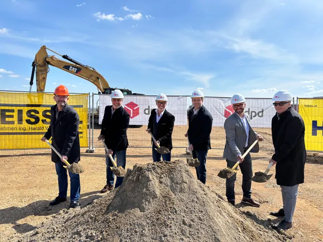 Spatenstich für neues DPD Depot in Seyring