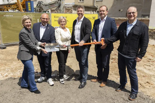 Spatenstich für neues RVW-Wohnprojekt in Wien Hernals