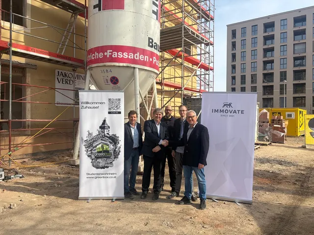 Gleichenfeier für „Studentisches Wohnen Campus Verde“ in Graz