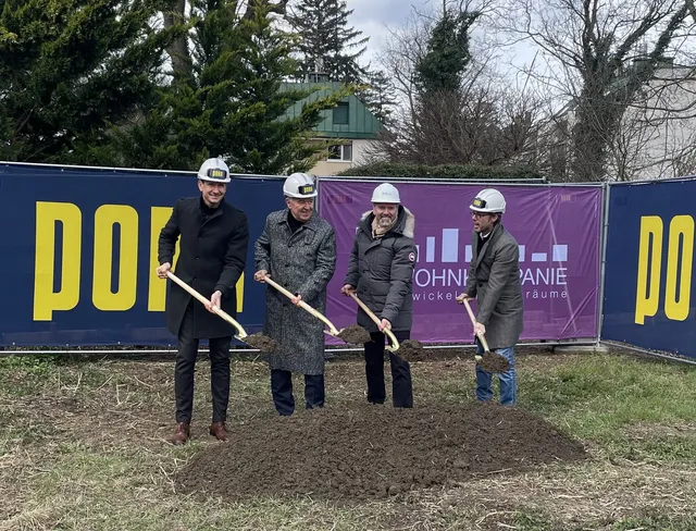 Die Wohnkompanie feiert Spatenstich für Wohnbauprojekt Kaksburga