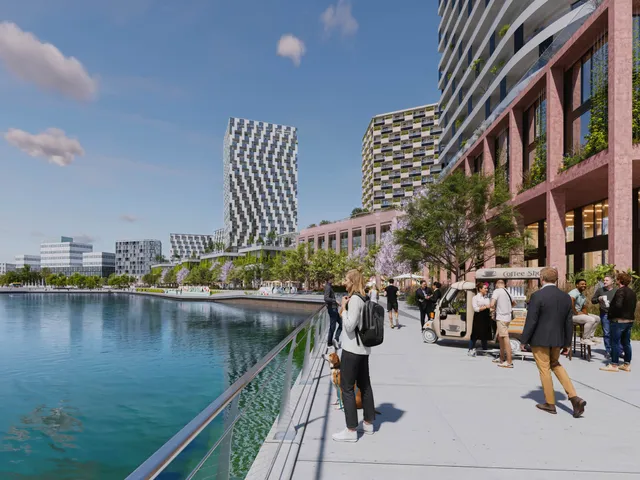 Preview: So wird die zukünftige Waterfront in der Seestadt