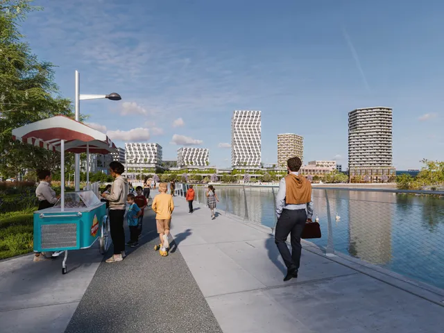 Preview: So wird die zukünftige Waterfront in der Seestadt
