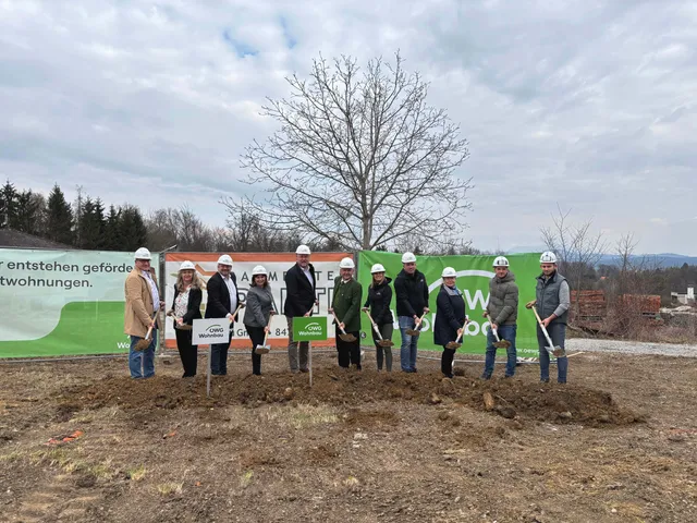 ÖWG  Wohnbau feiert Spatenstich in Lannach