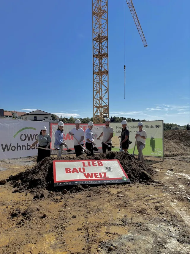 Spatenstich von ÖWG Wohnbau: 22 neue Wohnungen für Mortantsch