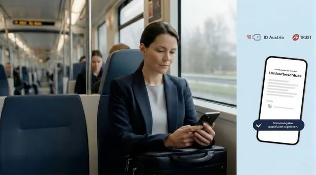 Umlaufbeschlüsse in Österreich erstmals vollständig digital