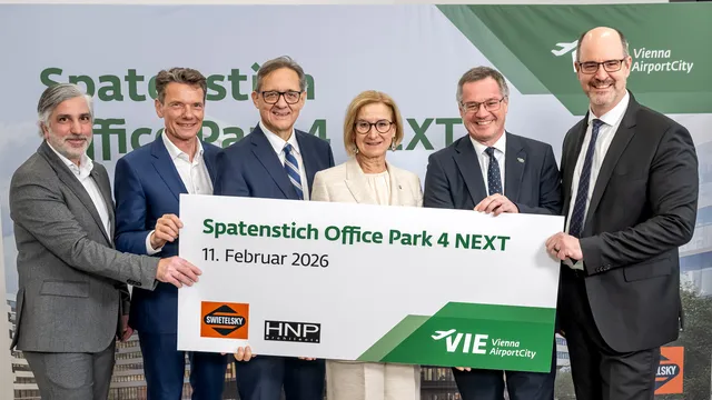 Flughafen Wien baut um 55 Mio. Euro neuen Office Park - Office Park 4 NEXT