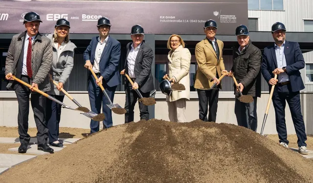 ELK investiert 60 Millionen Euro: Spatenstich für neue Produktionsanlage in Schrems