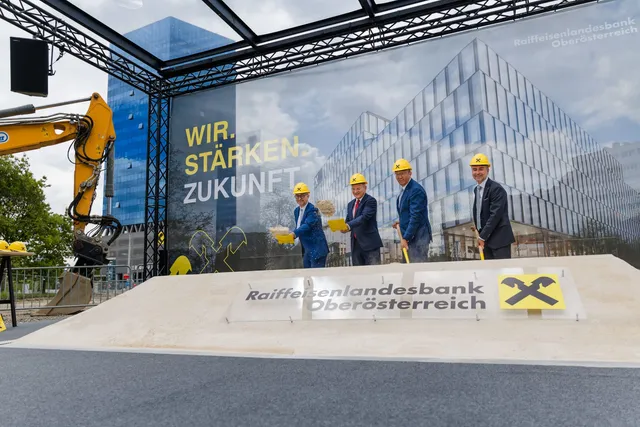 RLB OÖ startet Bau der neuen Konzernzentrale in Linz