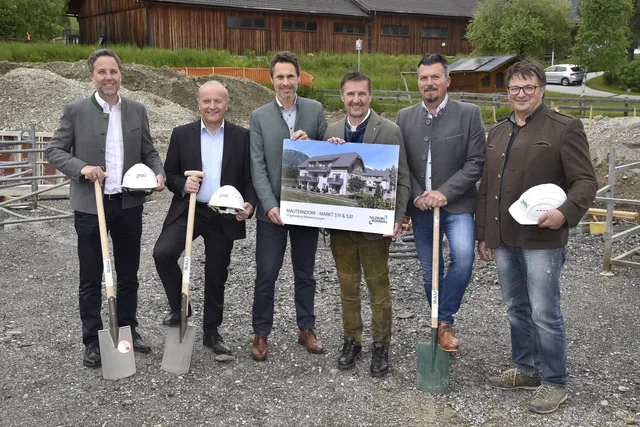 Spatenstich für neues Wohnprojekt in Mauterndorf