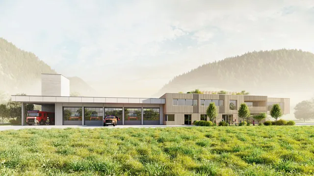 Neue Feuerwehr und neuer Kindergarten für Bruck