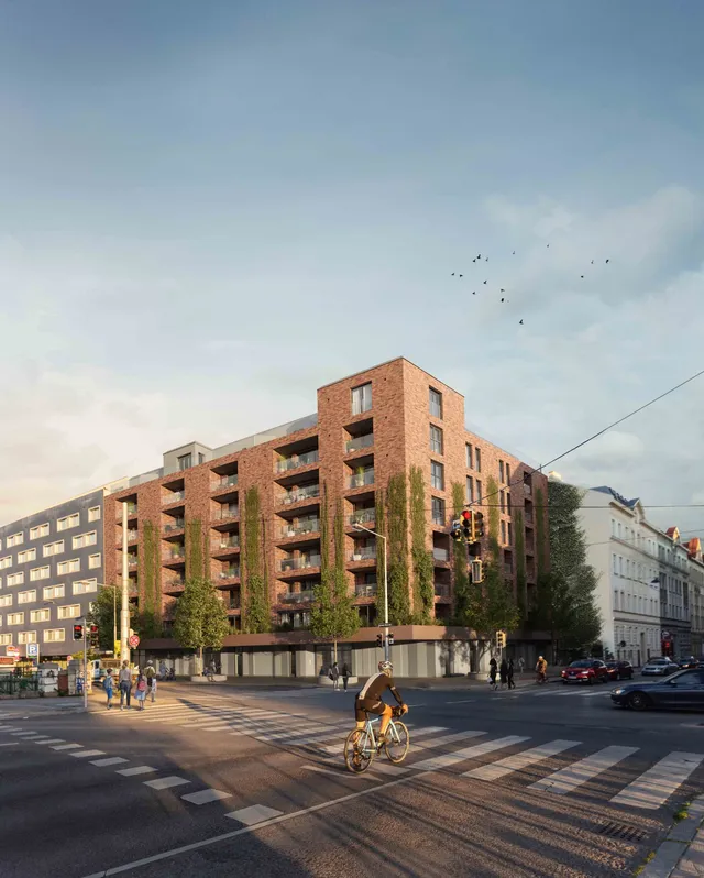 ARE-Wohnprojekt Linke Wienzeile 216 erreicht Dachgleiche