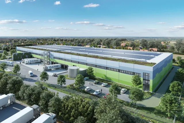Dachleiche für Logistikimmobilie in der Nähe von Würzburg