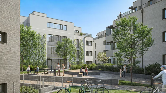 Dachgleiche für Wohnhausanlage am Fliegenspitz