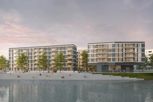 UBM entscheidet Architekturwettbewerb für Molenkopf Nord im Mainzer Zollhafen