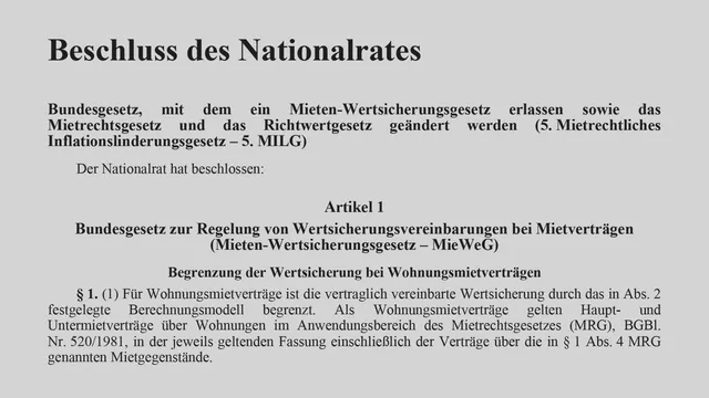 Wertsicherung: Was Vermieter ab Jänner beachten müssen