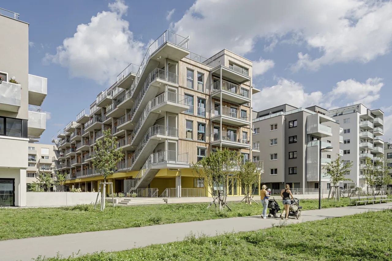 Wohnprojekt Gleis 21, Sonnwendviertel Wien