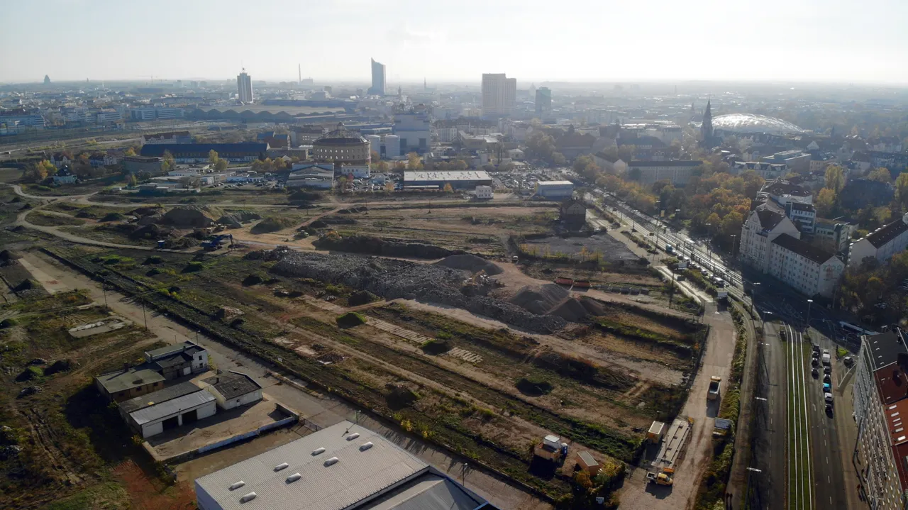 Gelände Eutritzscher Freiladebahnhof