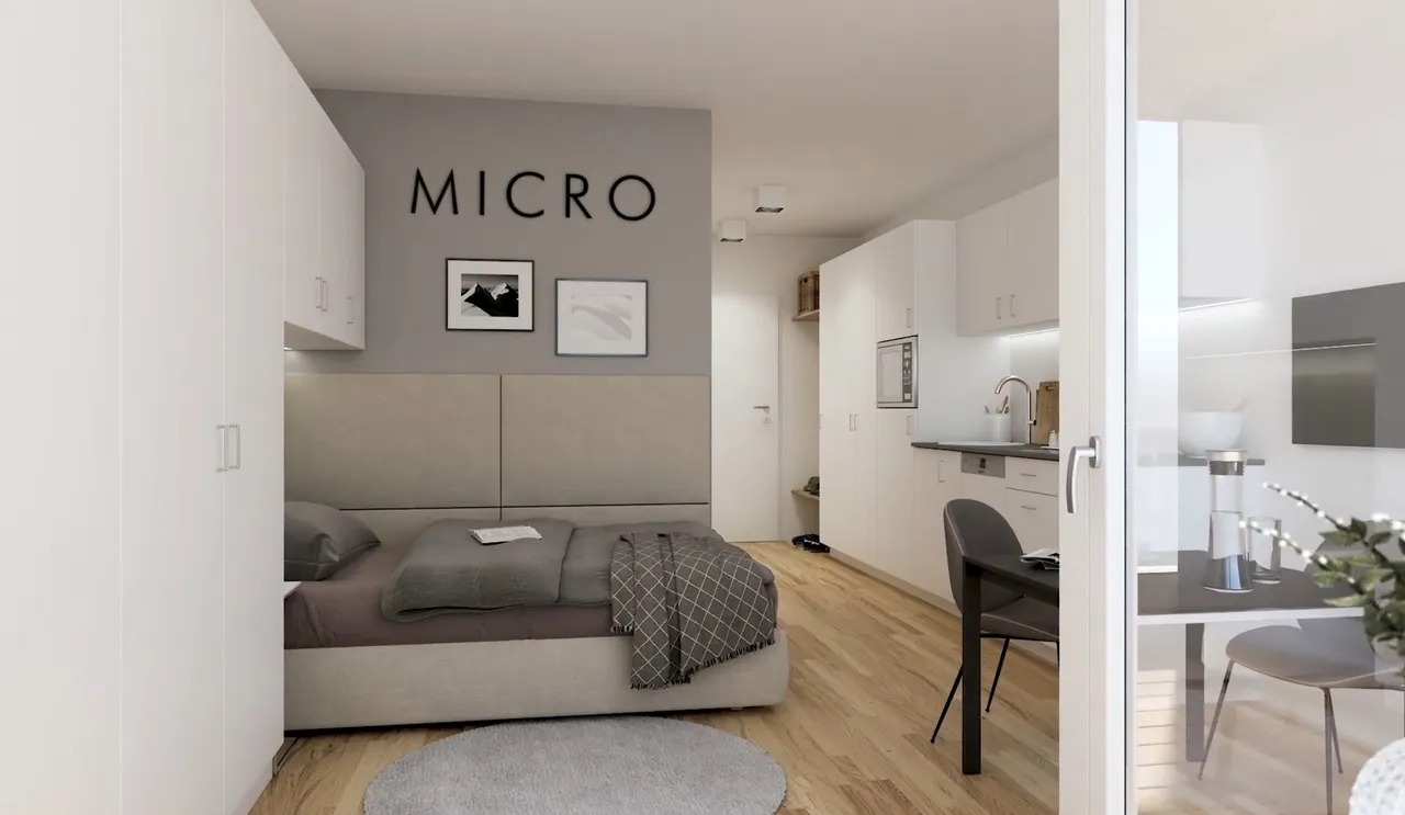 dasStadtCarre_Innsbruck_Möblierte Micro Apt