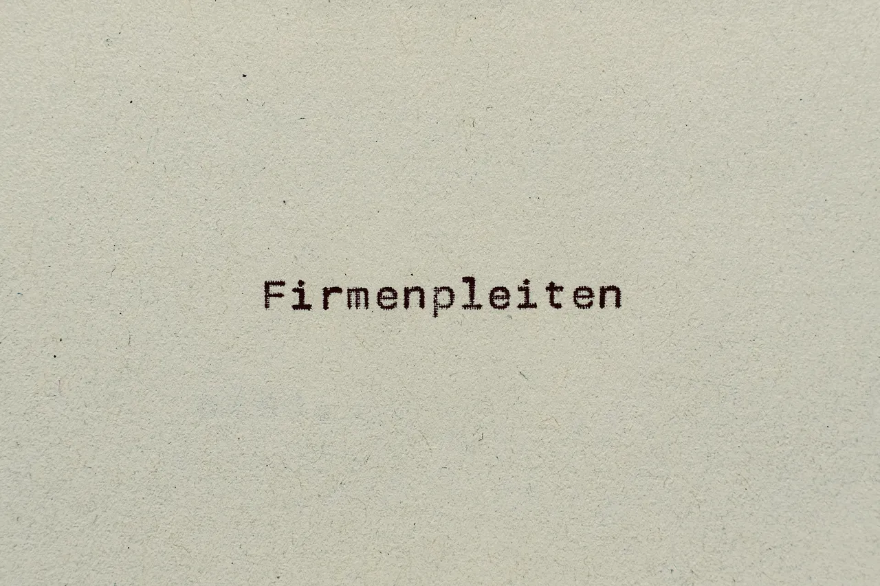 Firmenpleiten