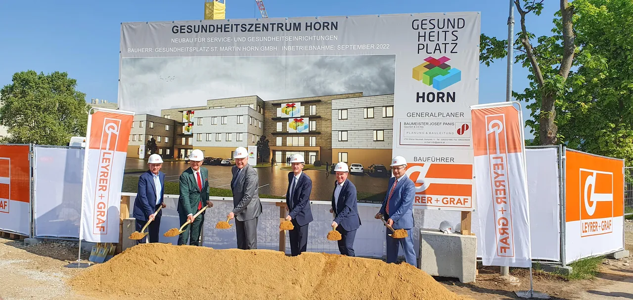 Spatenstich Gesundheitszentrum Horn