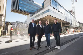 Abschluss der Roh- und Holzbauarbeiten am Innsbrucker Stadtquartier "Das Raiqa"