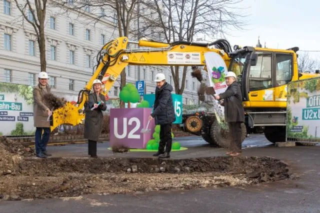 Bauarbeiten im U2-Tunnel und an der Oberfläche voll angelaufen