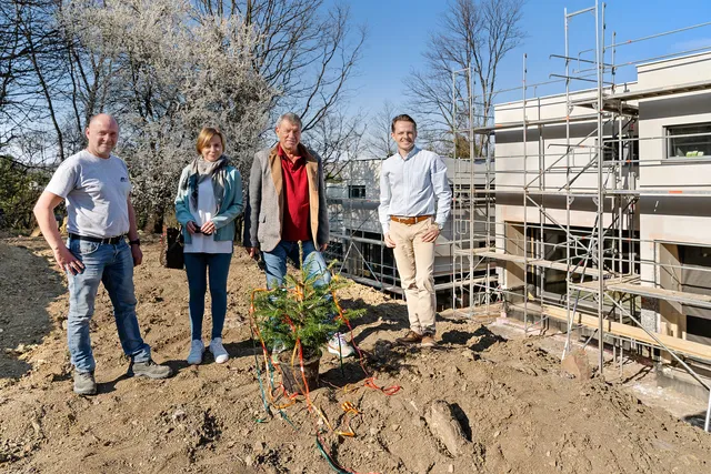 Dachgleiche für Elk-Bau-Projekt in Klosterneuburg